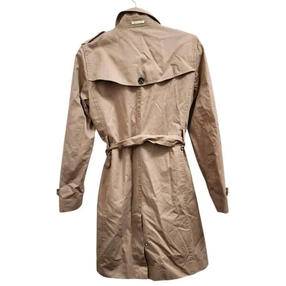Massimo Dutti Women’s Trench Coat With Belt Brown Size M - Picture 9 of 16